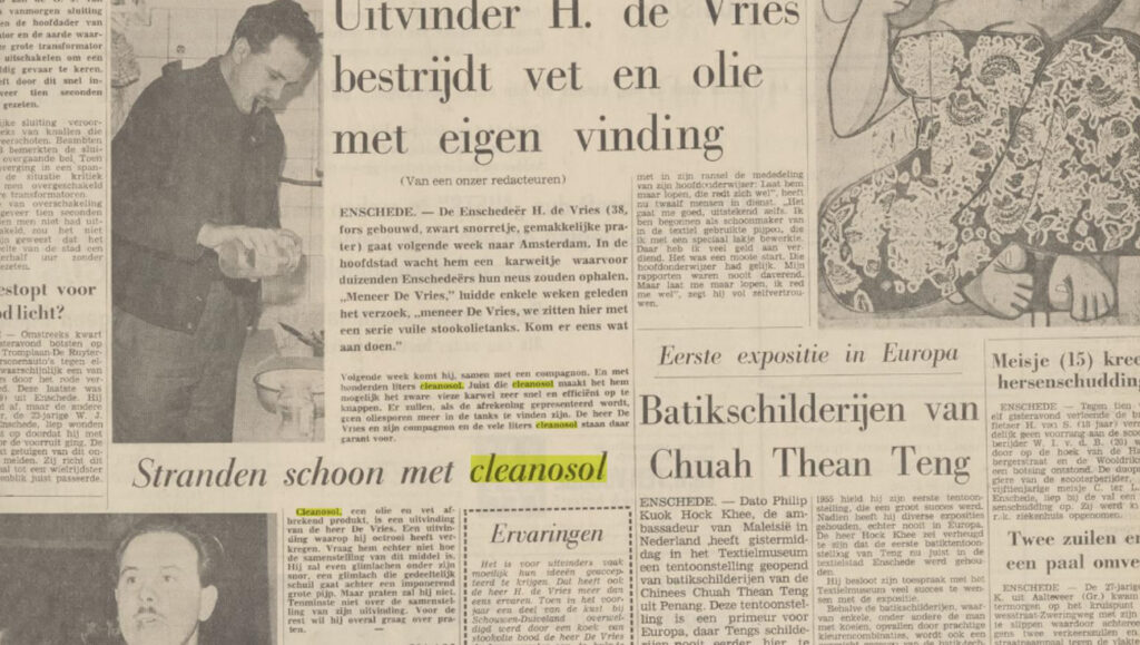 Stranden schoon met Cleanosol