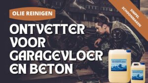 Ontvetter voor garagevloeren en beton – verwijder olie en vet moeiteloos